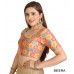 Banarasi heavy multi jacquard fabric with hankers